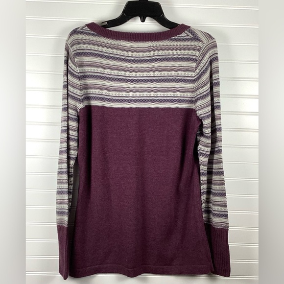 Woolrich Long Sleeve Knit Henley 1/4 Button Pullover Shirt Women's Size Large - Picture 4 of 8